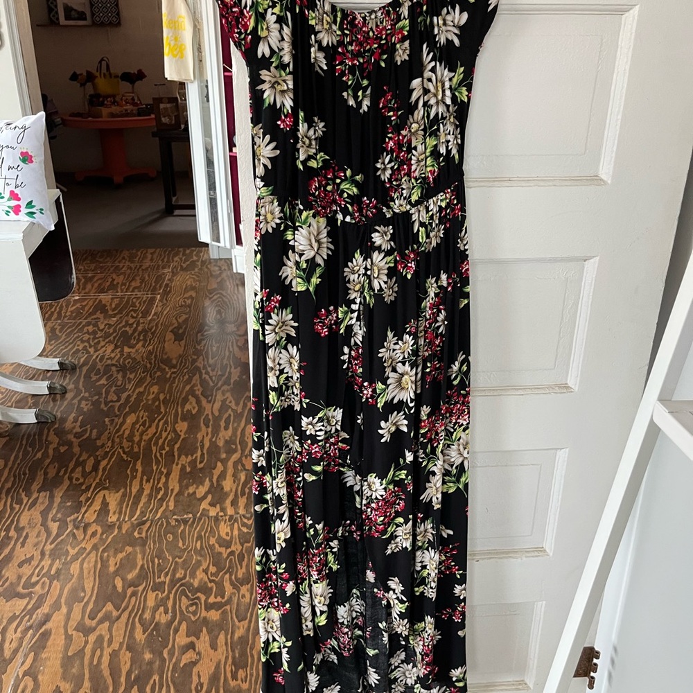 Long dress with shorts in great shape size medium